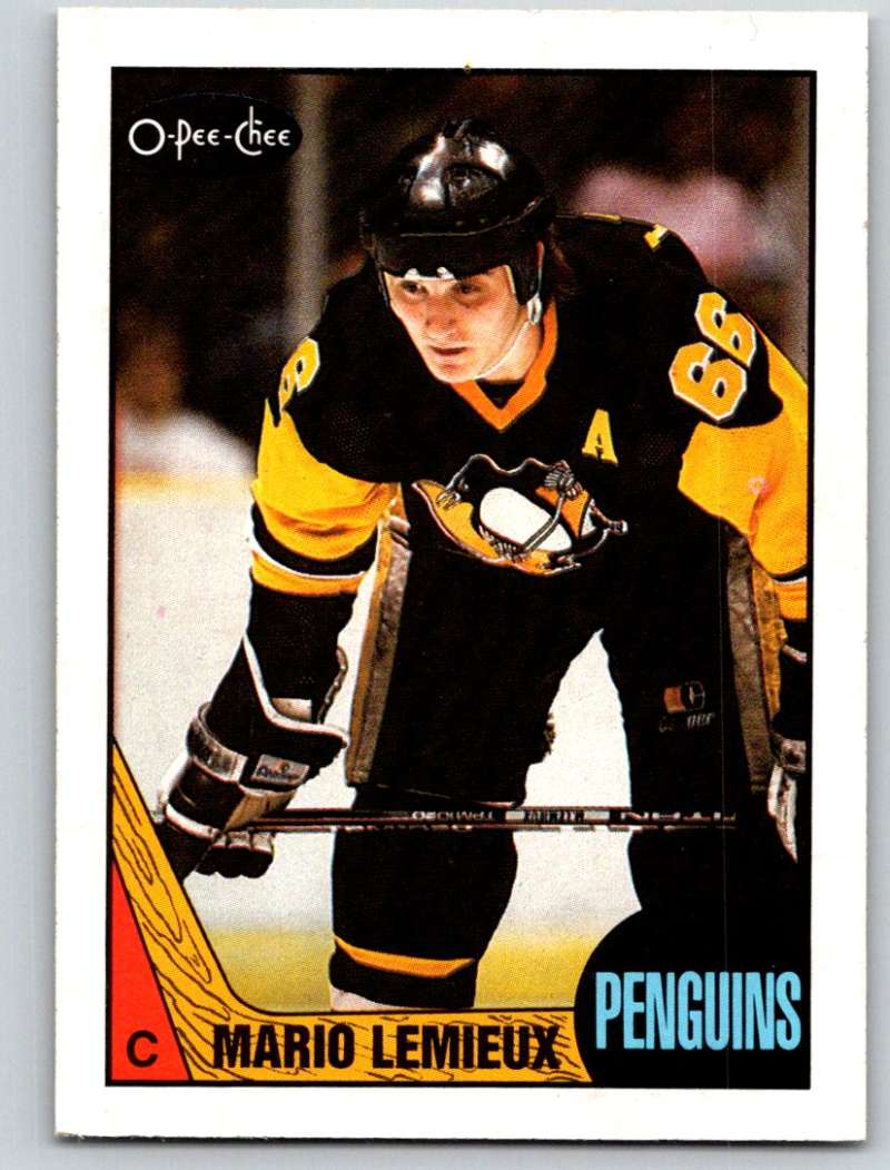 1987-88 O-Pee-Chee #15 Mario Lemieux Penguins Mint
