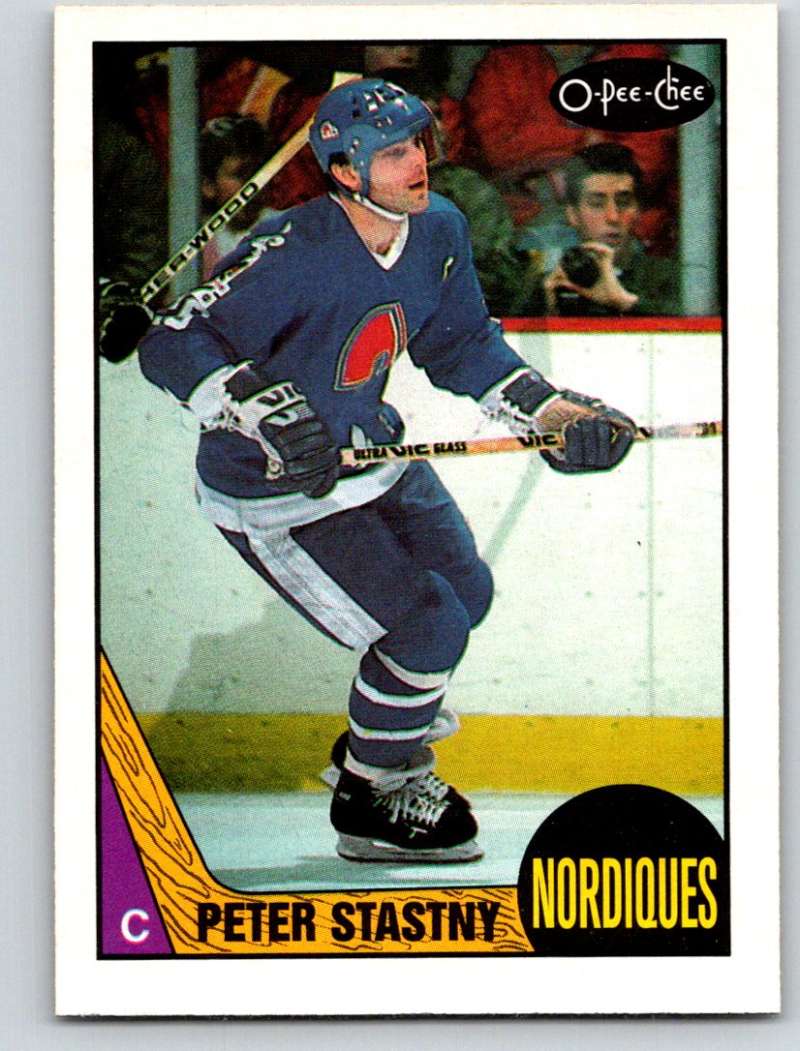 1987-88 O-Pee-Chee #21 Peter Stastny Nordiques Mint Image 1