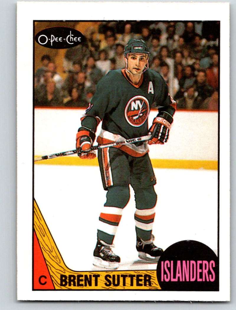1987-88 O-Pee-Chee #27 Brent Sutter NY Islanders Mint Image 1