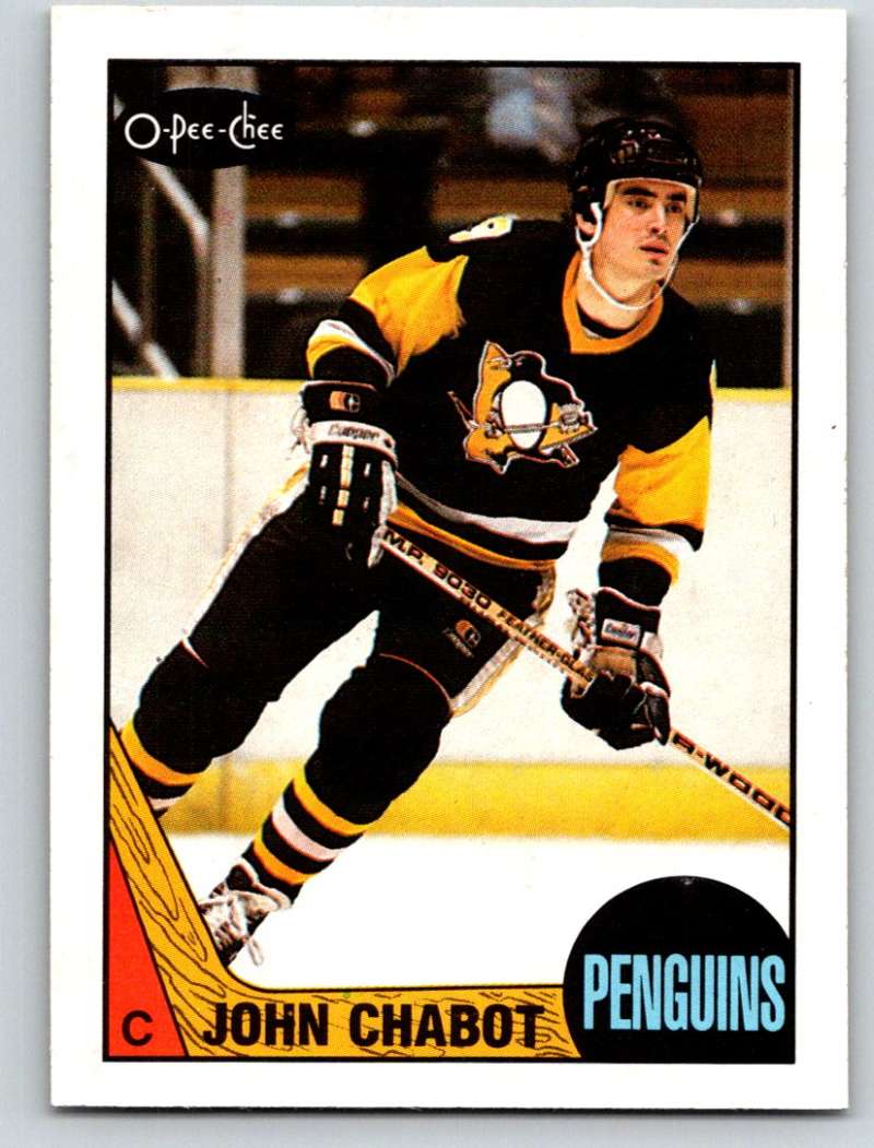 1987-88 O-Pee-Chee #32 John Chabot Penguins Mint Image 1