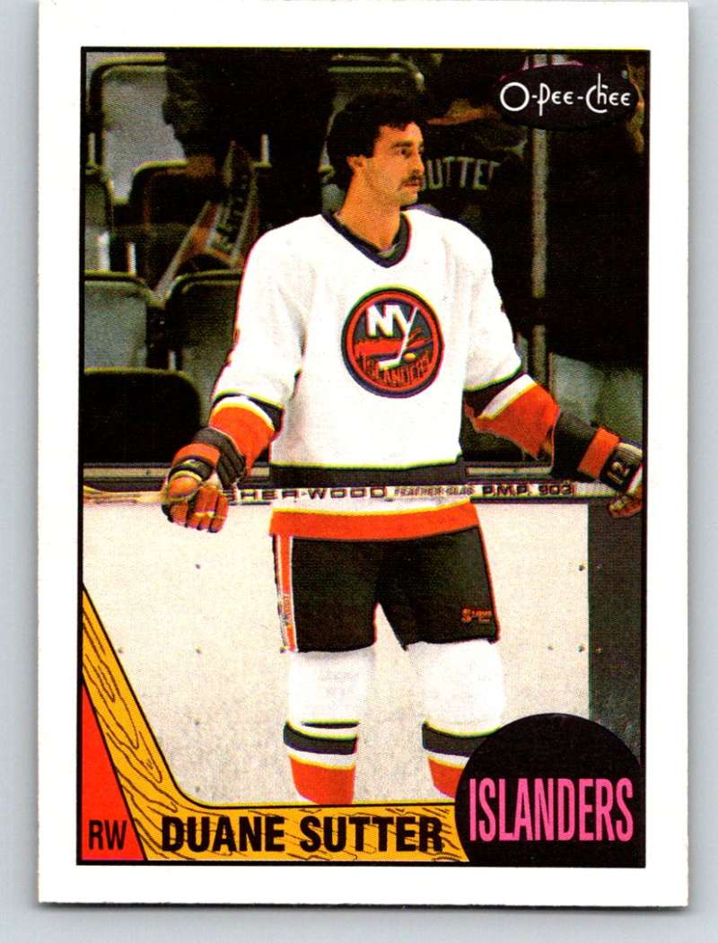 1987-88 O-Pee-Chee #43 Duane Sutter NY Islanders Mint Image 1