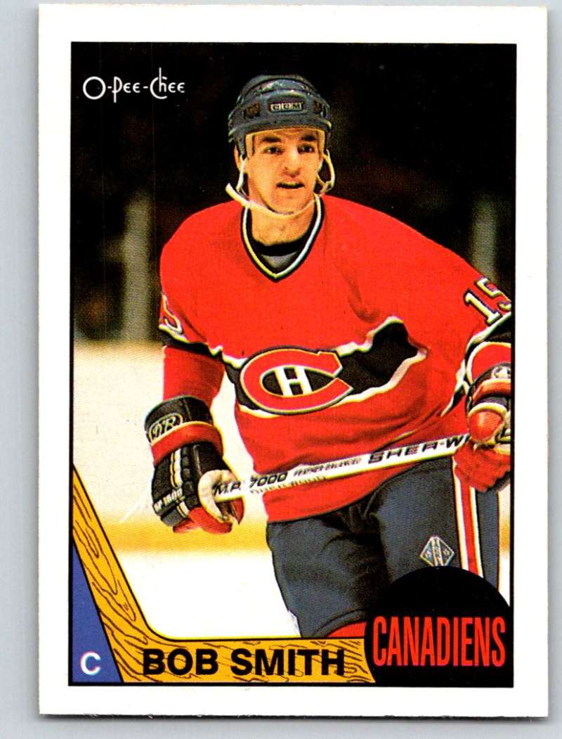 1987-88 O-Pee-Chee #48 Bobby Smith Canadiens Mint