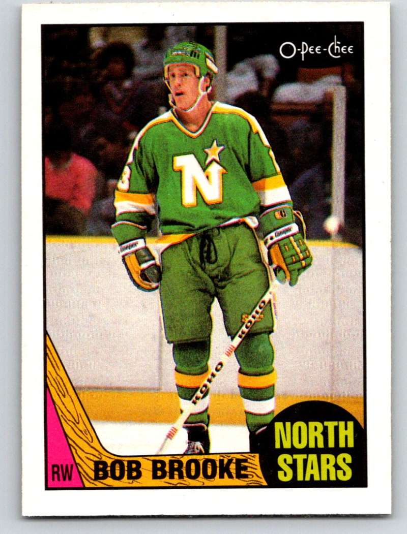 1987-88 O-Pee-Chee #64 Bob Brooke North Stars Mint Image 1