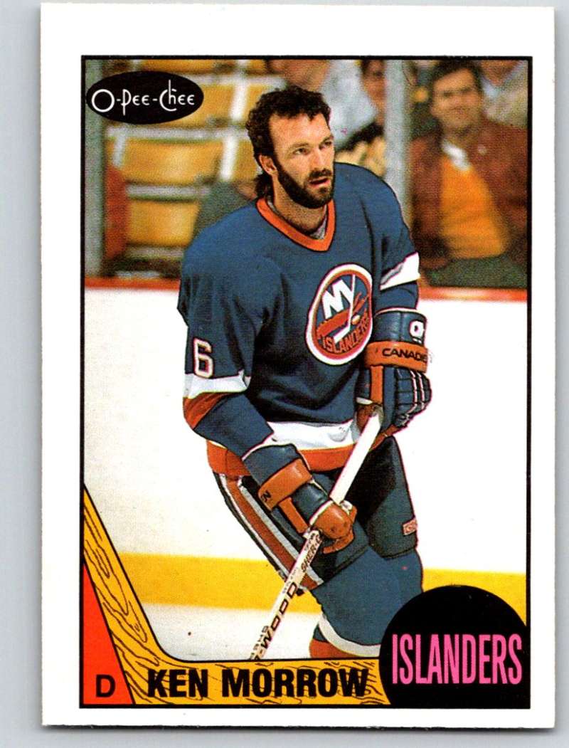 1987-88 O-Pee-Chee #66 Ken Morrow NY Islanders Mint Image 1