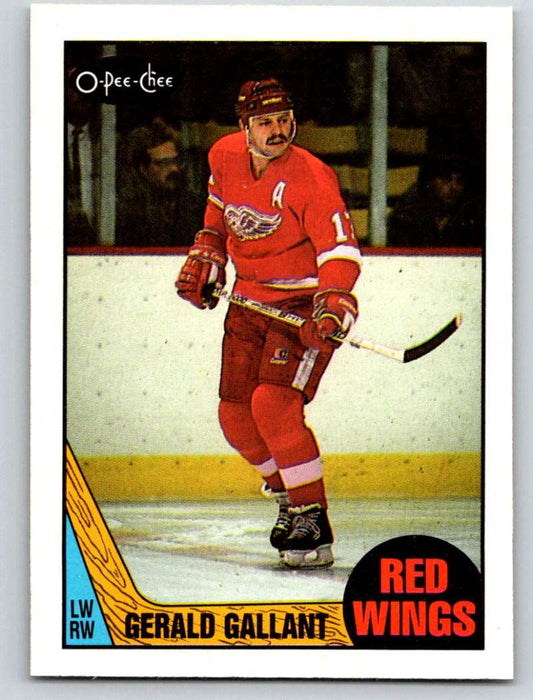 1987-88 O-Pee-Chee #67 Gerard Gallant RC Rookie Red Wings UER Mint