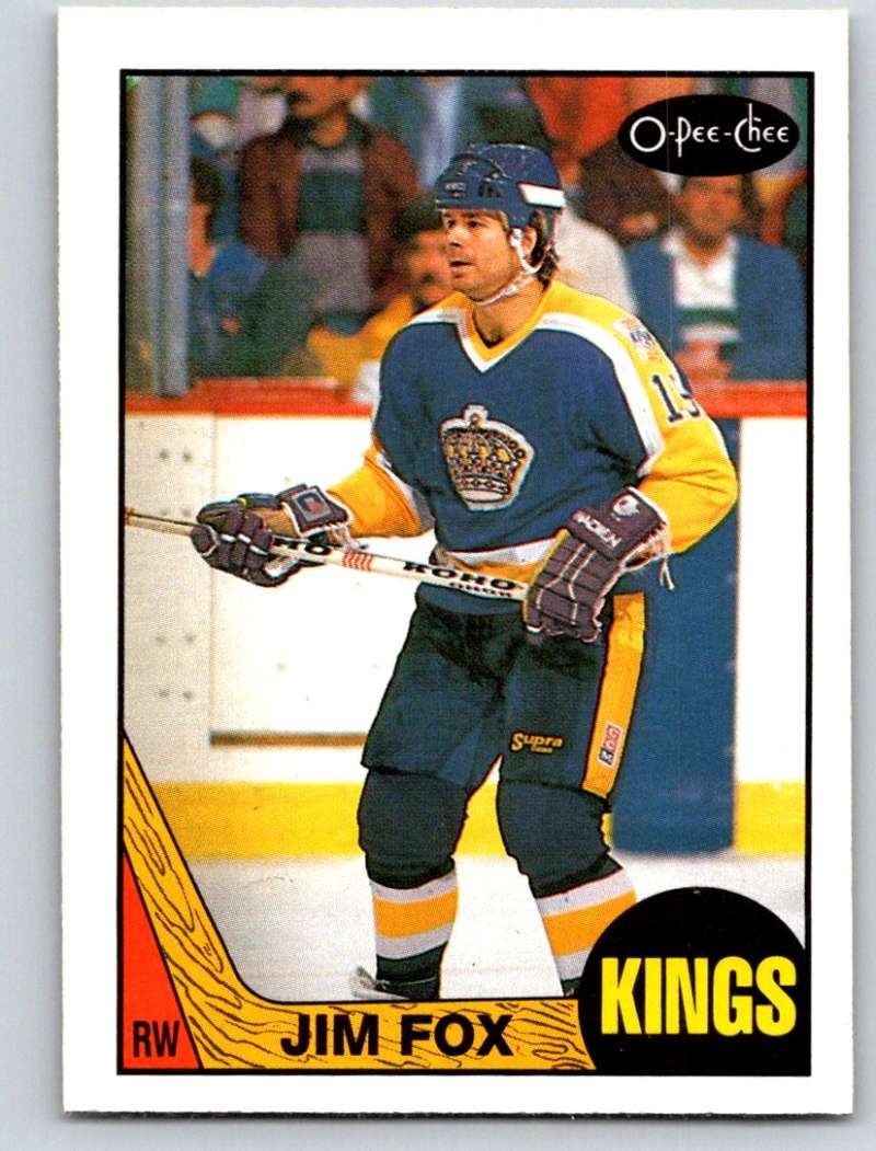 1987-88 O-Pee-Chee #75 Jim Fox Kings Mint Image 1