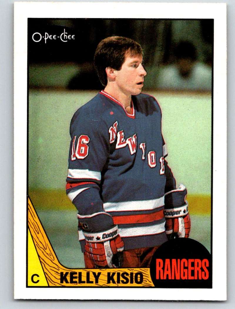 1987-88 O-Pee-Chee #76 Kelly Kisio NY Rangers Mint Image 1
