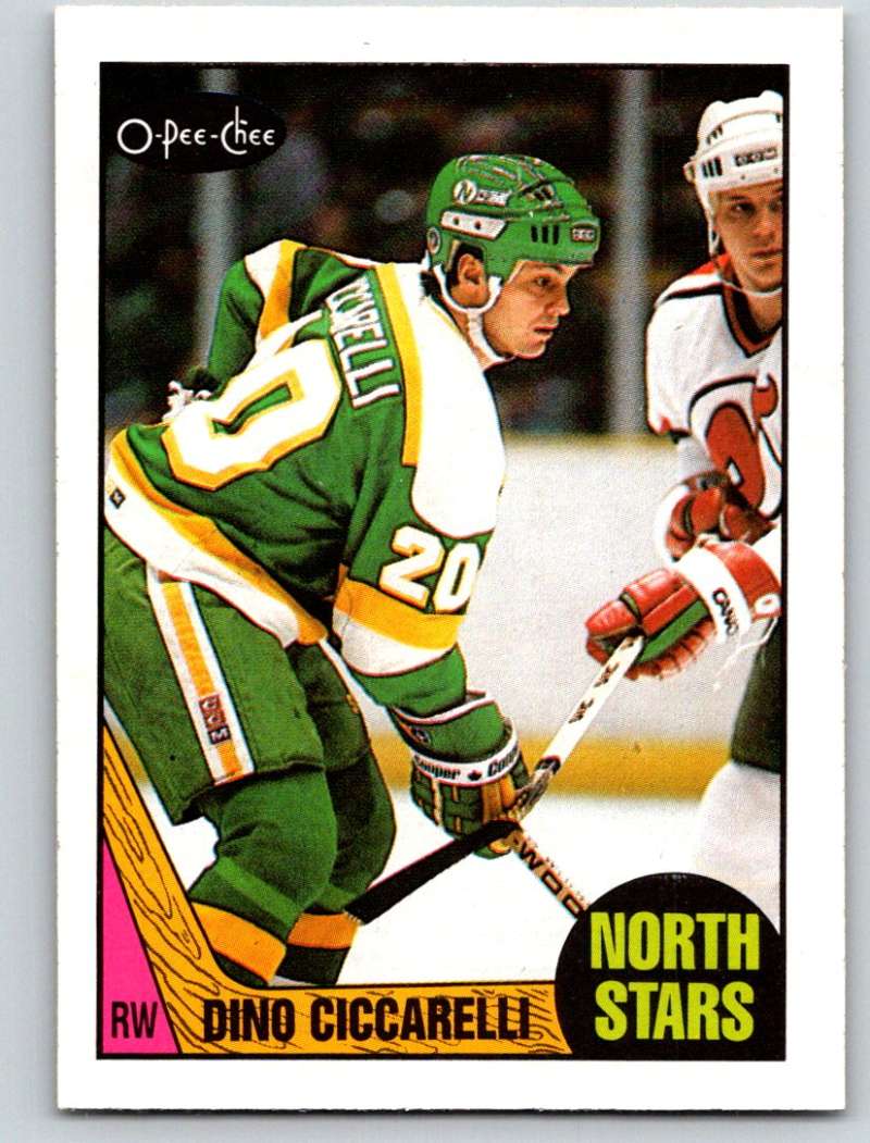 1987-88 O-Pee-Chee #81 Dino Ciccarelli North Stars Mint Image 1