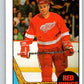 1987-88 O-Pee-Chee #100 Brent Ashton Red Wings Mint