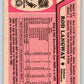 1987-88 O-Pee-Chee #108 Rod Langway Capitals Mint Image 2