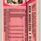 1987-88 O-Pee-Chee #115 Rick Middleton Bruins Mint Image 2