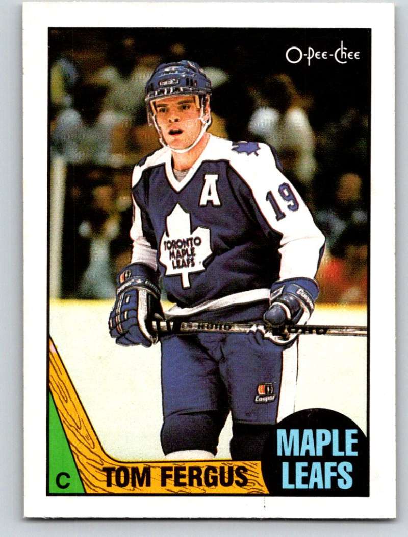1987-88 O-Pee-Chee #120 Tom Fergus Maple Leafs Mint Image 1