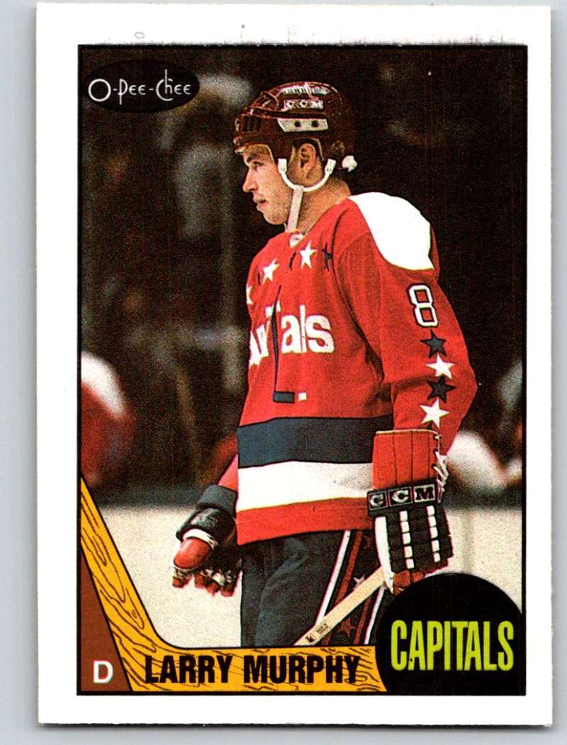 1987-88 O-Pee-Chee #133 Larry Murphy Capitals Mint Image 1