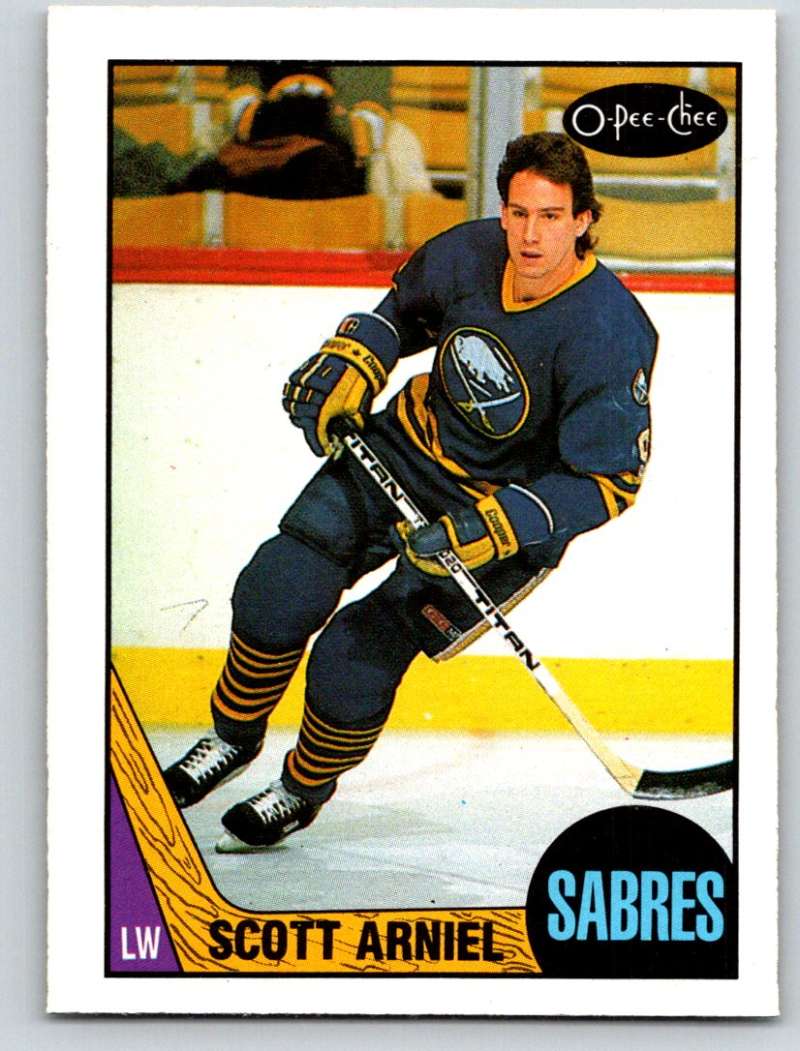 1987-88 O-Pee-Chee #137 Scott Arniel Sabres Mint Image 1
