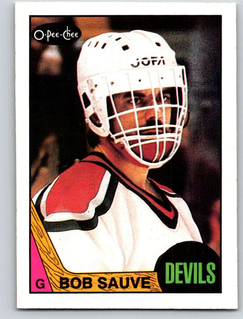 1987-88 O-Pee-Chee #140 Bob Sauve NJ Devils Mint Image 1