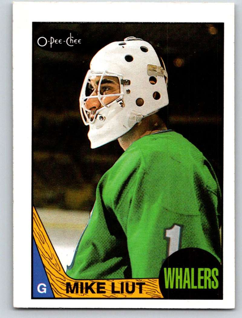 1987-88 O-Pee-Chee #152 Mike Liut Whalers Mint Image 1