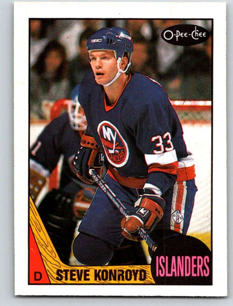 1987-88 O-Pee-Chee #153 Steve Konroyd NY Islanders Mint Image 1