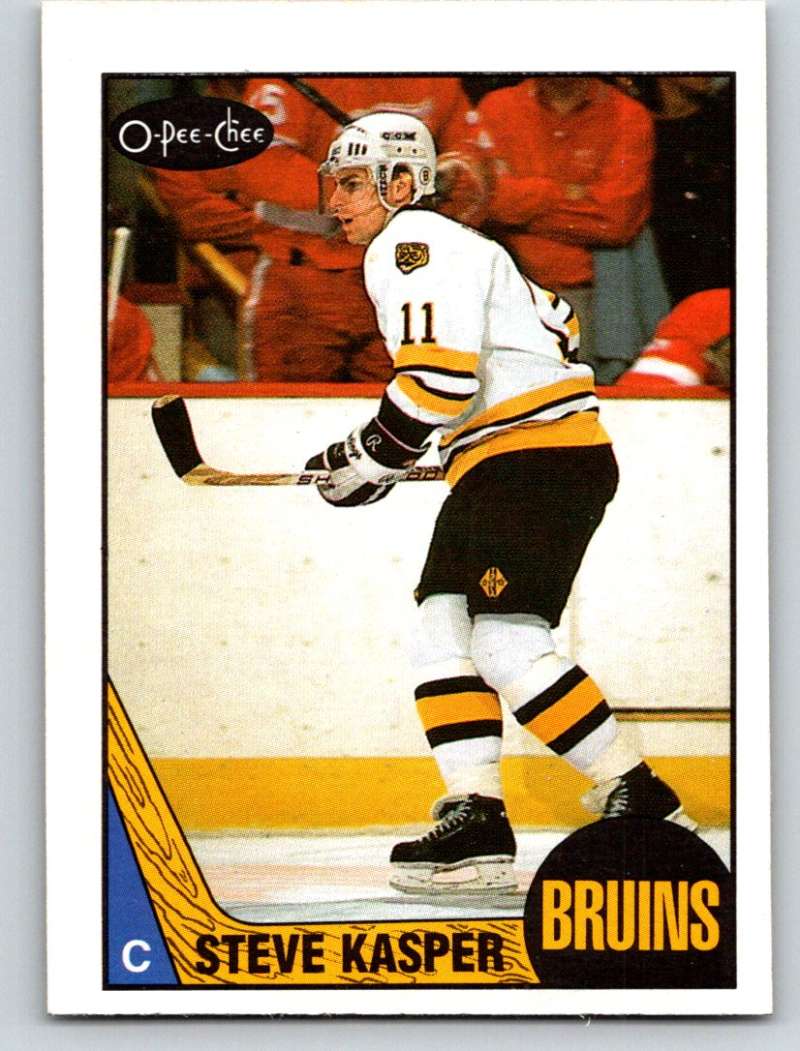 1987-88 O-Pee-Chee #162 Steve Kasper Bruins Mint Image 1