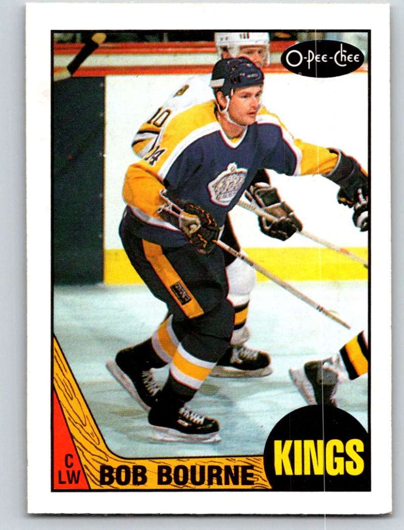 1987-88 O-Pee-Chee #167 Bob Bourne Kings Mint Image 1