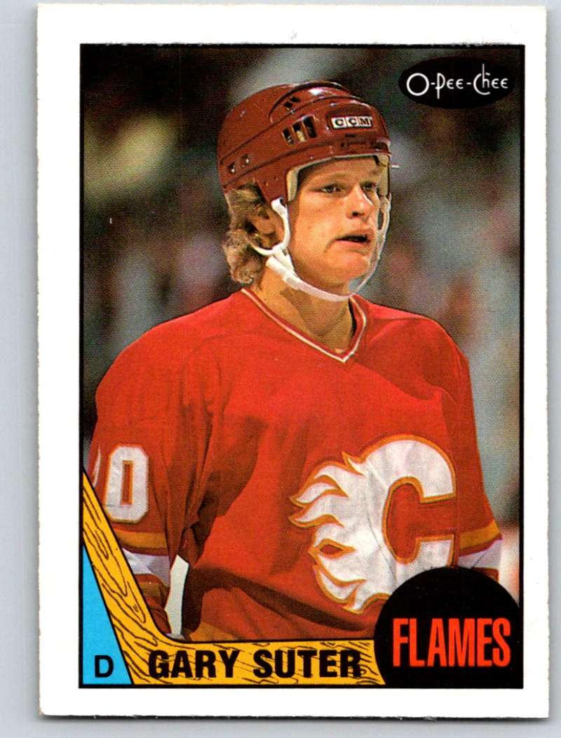 1987-88 O-Pee-Chee #176 Gary Suter Flames Mint Image 1