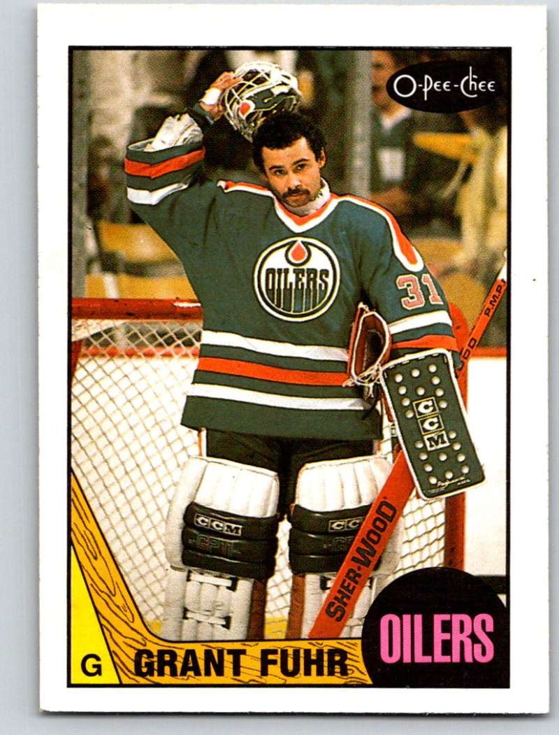 1987-88 O-Pee-Chee #178 Grant Fuhr Oilers Mint