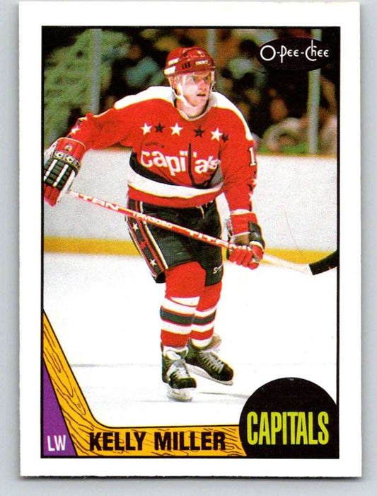 1987-88 O-Pee-Chee #189 Kelly Miller RC Rookie Capitals Mint