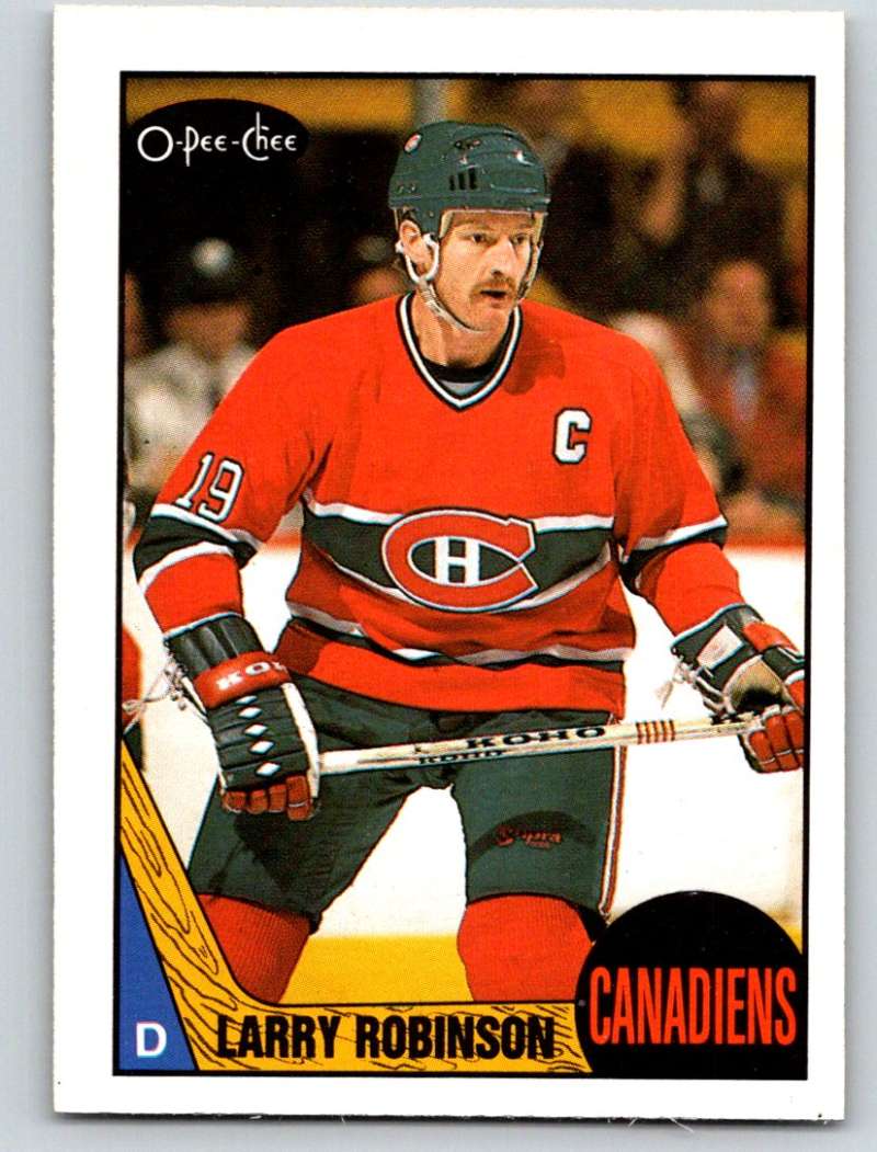 1987-88 O-Pee-Chee #192 Larry Robinson Canadiens Mint