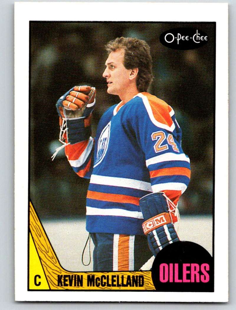 1987-88 O-Pee-Chee #201 Kevin McClelland Oilers Mint
