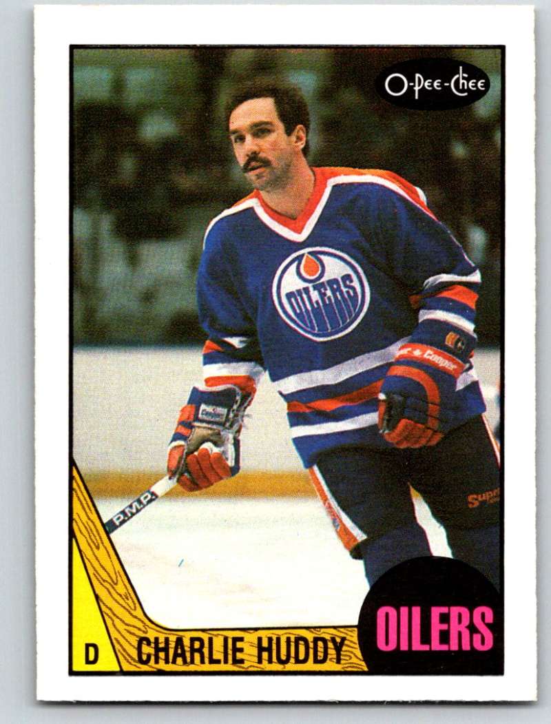 1987-88 O-Pee-Chee #207 Charlie Huddy Oilers Mint