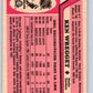 1987-88 O-Pee-Chee #242 Ken Wregget RC Rookie Maple Leafs Mint
