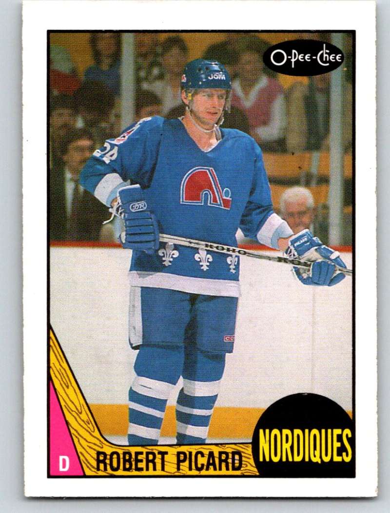 1987-88 O-Pee-Chee #248 Robert Picard Nordiques Mint Image 1