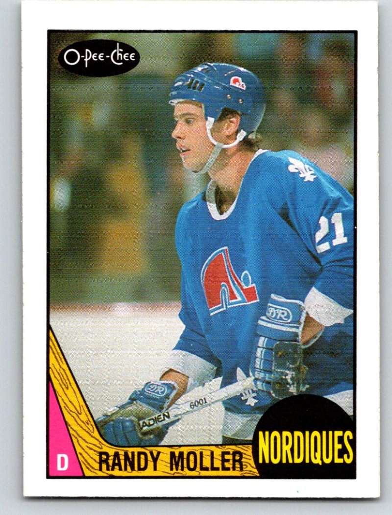 1987-88 O-Pee-Chee #251 Randy Moller Nordiques Mint