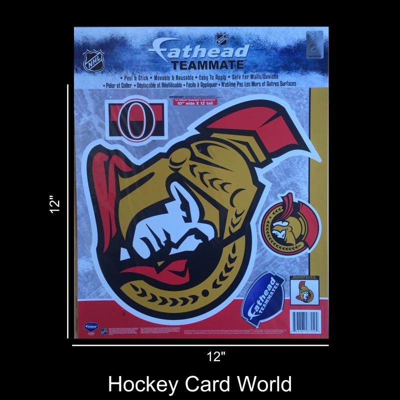 Ottawa Senators 12" Fathead Jumbo Multi-Use Coloured Decal Sticker Image 1