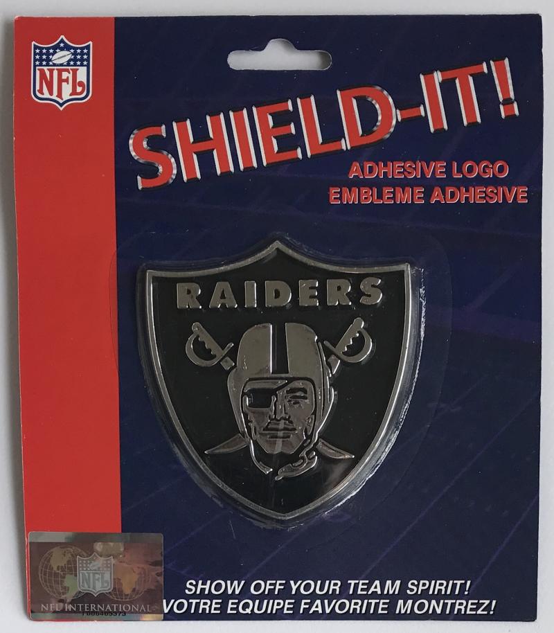 Oakland Raiders Adhesive Logo Emblem for Car, Fridge, Mirror etc. Image 1