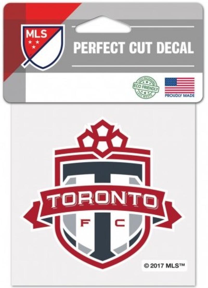 Toronto FC Soccer Perfect Cut 4"x 4" MLS Sticker Decal  Image 1