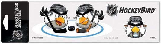 Hockey Angry Birds Perfect Cut Colour 3"x10" Licensed Decal Sticker