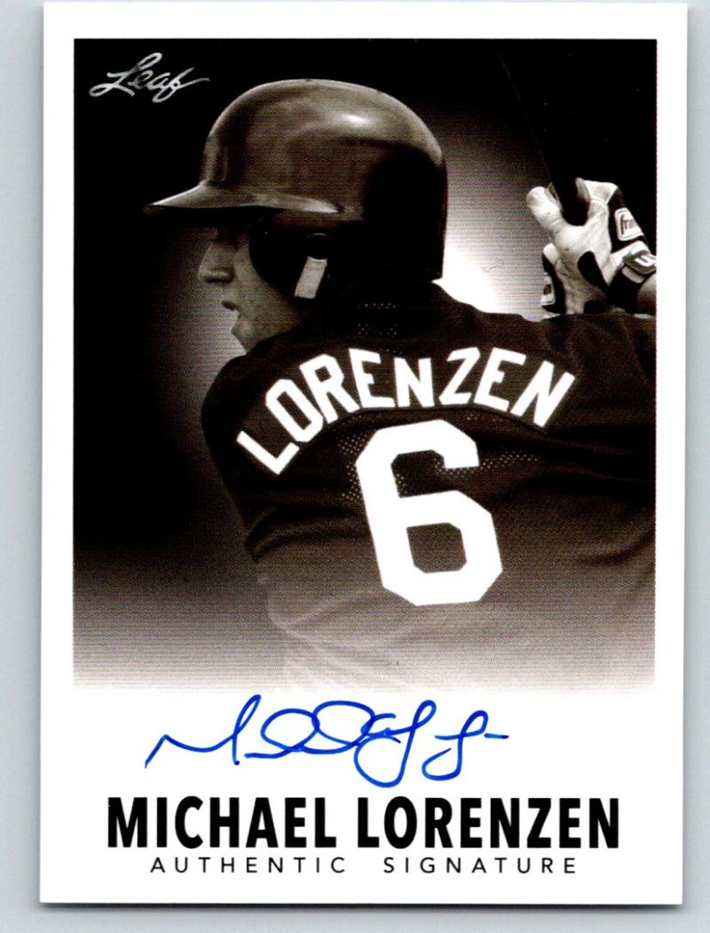 2013 Leaf Memories 1960 Signatures Auto MLB Michael Lorenzen 03555