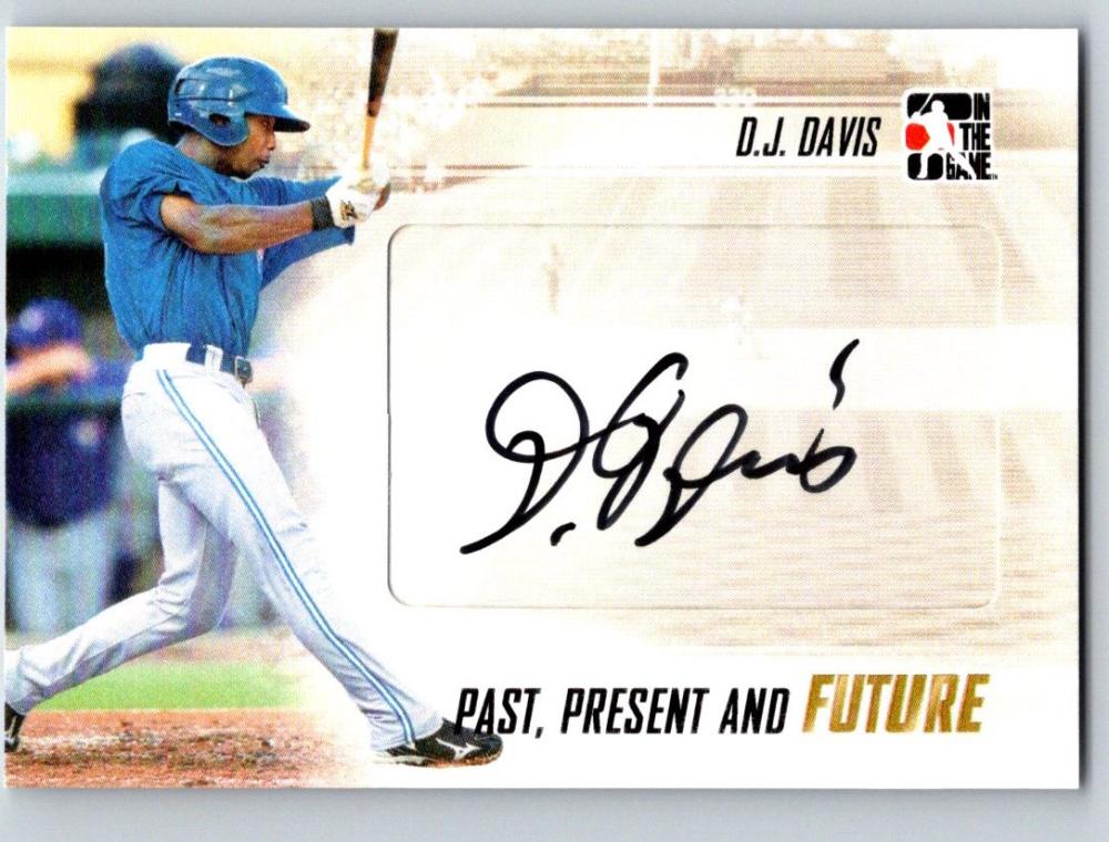 2014 ITG Past Present Future Autographs Auto D.J. Davis MLB 03557 Image 1