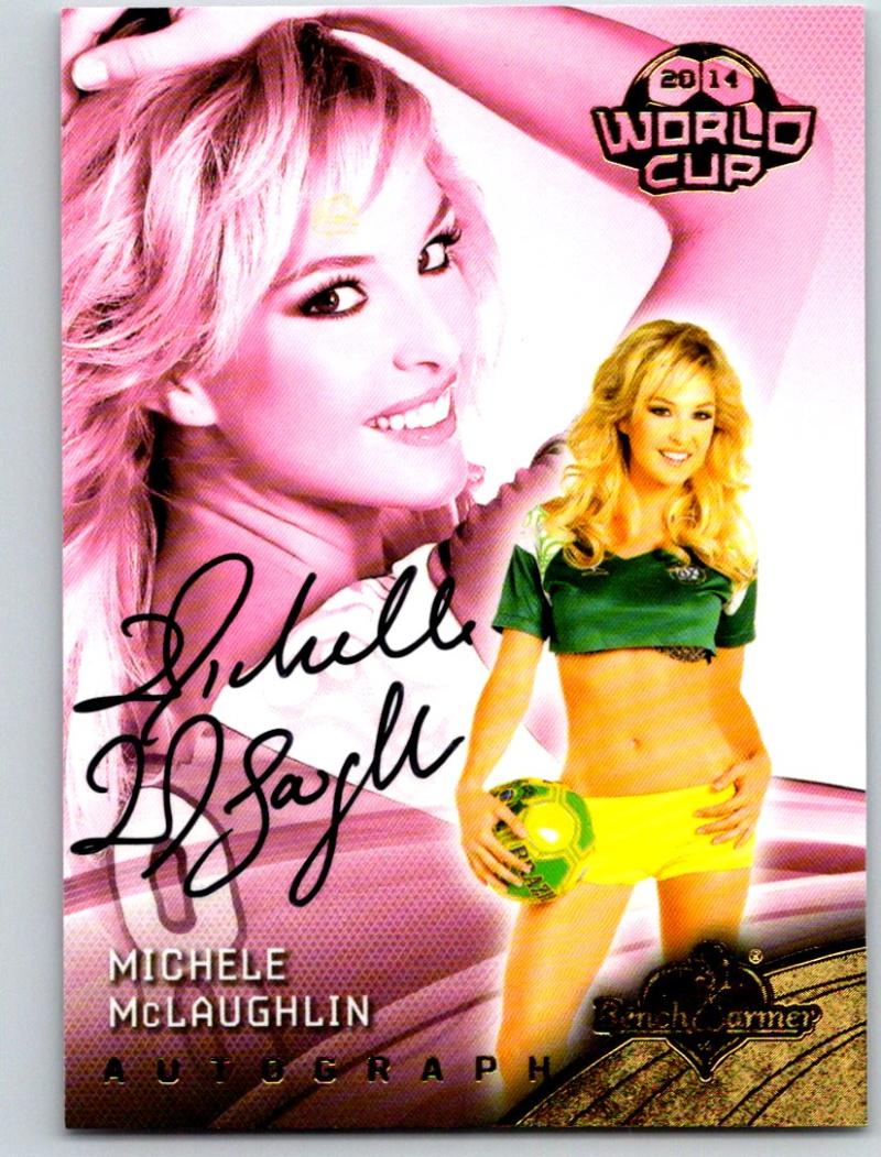 (HCW) 2014 Bench Warmer Soccer World Cup Autographs Michelle McLaughlin 03558