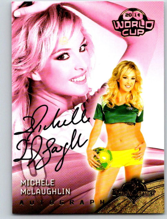 (HCW) 2014 Bench Warmer Soccer World Cup Autographs Michelle McLaughlin 03558