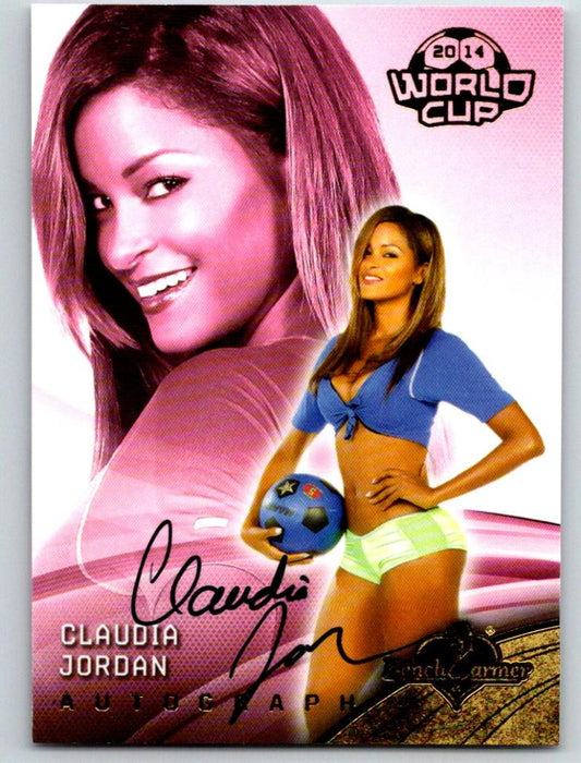(HCW) 2014 Bench Warmer Soccer World Cup Autographs Claudia Jordan 03560