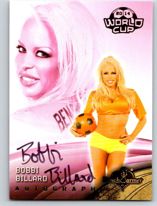 (HCW) 2014 Bench Warmer Soccer World Cup Autographs Bobbi Billard 03565
