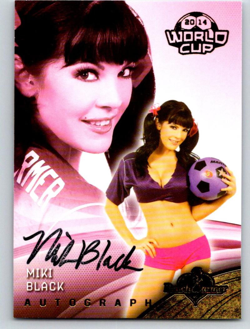 (HCW) 2014 Bench Warmer Soccer World Cup Autographs Miki Black 03567