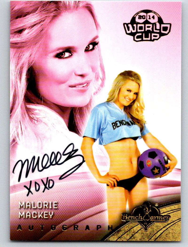 (HCW) 2014 Bench Warmer Soccer World Cup Autographs Malorie Mackey 03582
