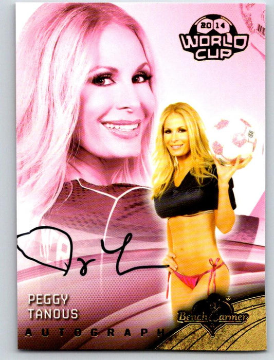 (HCW) 2014 Bench Warmer Soccer World Cup Autographs Peggy Tanous 03583