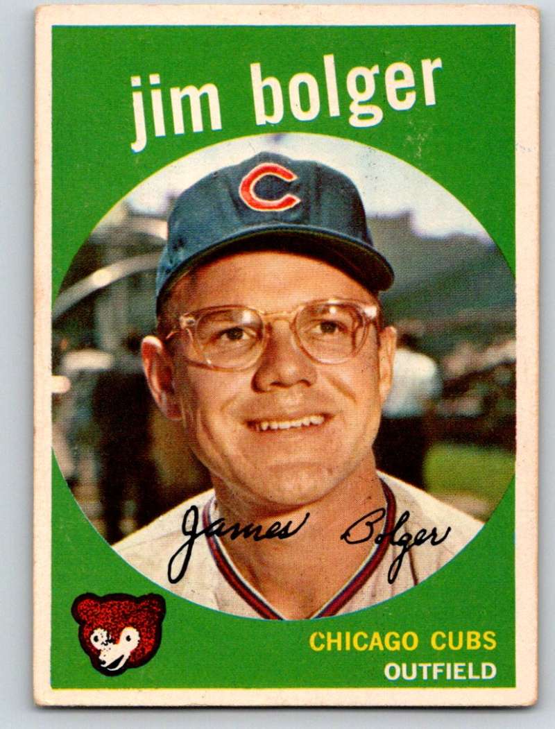1959 Topps #29 Jim Bolger Cubs 3586 Image 1