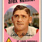 1959 Topps #101 Alex Kellner Cardinals UER 3591 Image 1