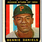 1959 Topps #122 Bennie Daniels Pirates 3595 Image 1