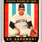 1959 Topps #139 Ed Sadowski RC Rookie Red Sox 3605