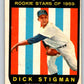 1959 Topps #142 Dick Stigman RC Rookie Indians UER 3606 Image 1